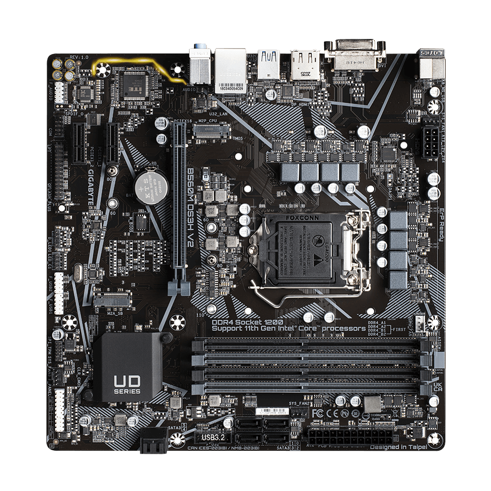 MAINBOARD GIGABYTE B560M DS3H V2