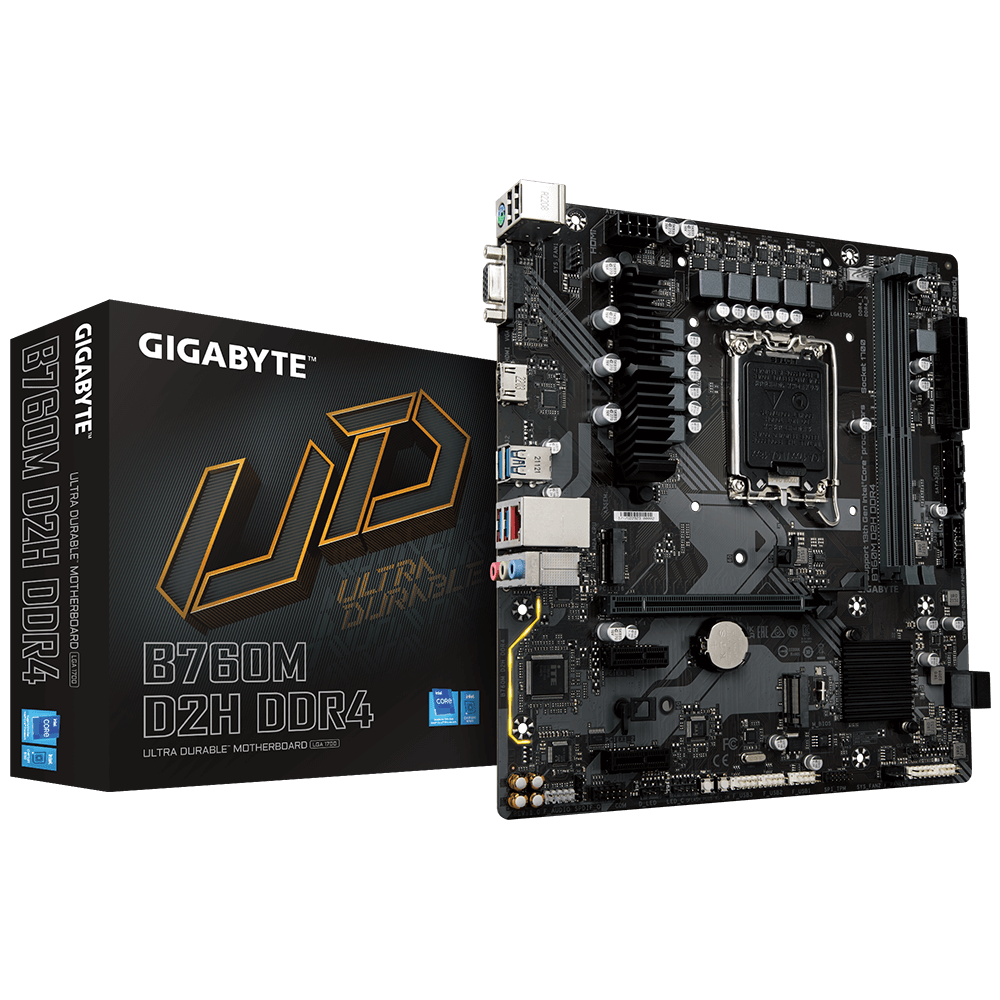 MAINBOARD GIGABYTE B760M D2H DDR4