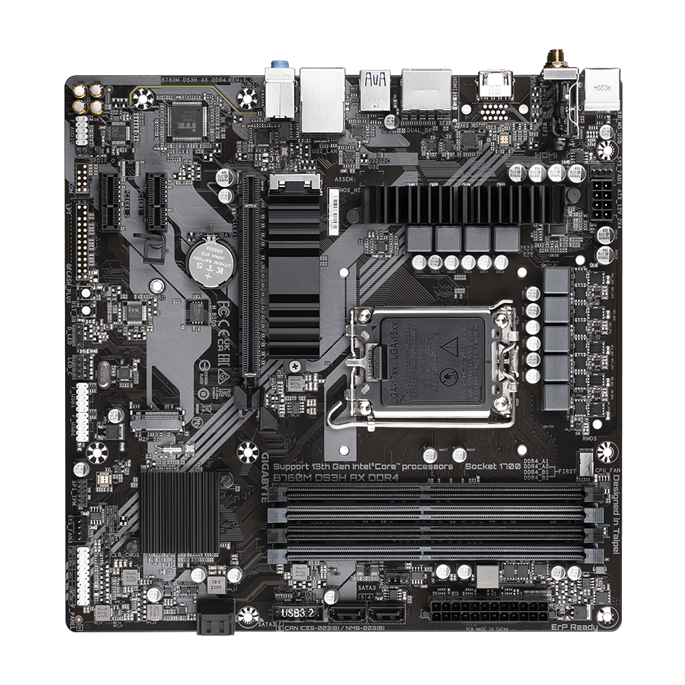 MAINBOARD GIGABYTE B760M DS3H AX DDR4