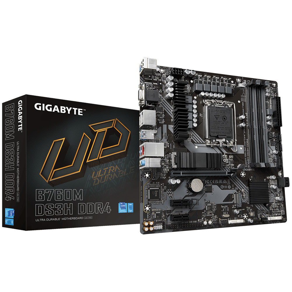 MAINBOARD GIGABYTE B760M DS3H DDR4