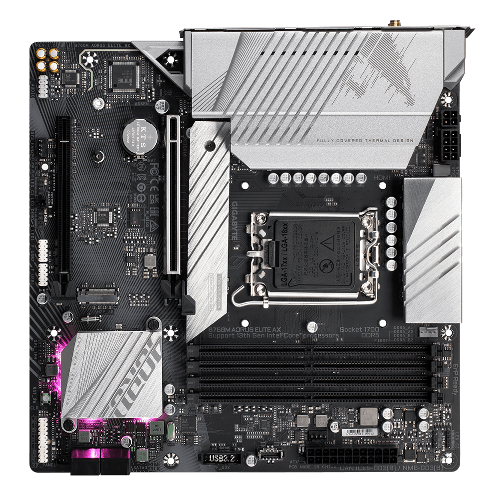 MAINBOARD GIGABYTE B760M AORUS ELITE AX