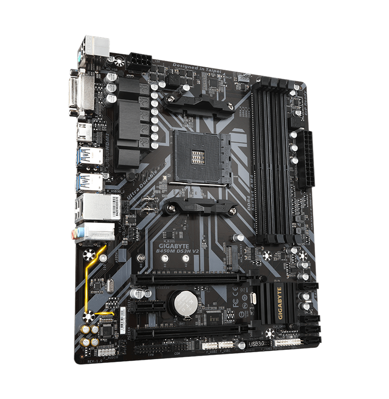 MAINBOARD GIGABYTE B450M DS3H V2