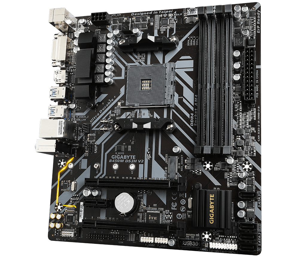 MAINBOARD GIGABYTE B450M DS3H V2