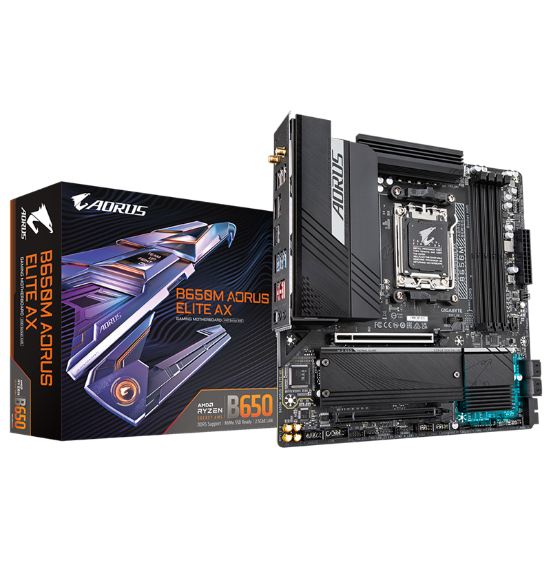 MAINBOARD GIGABYTE B650M AORUS ELITE AX