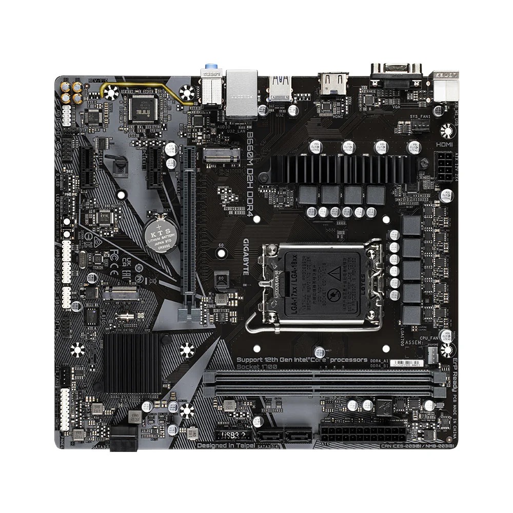 MAINBOARD GIGABYTE B660M D2H DDR4