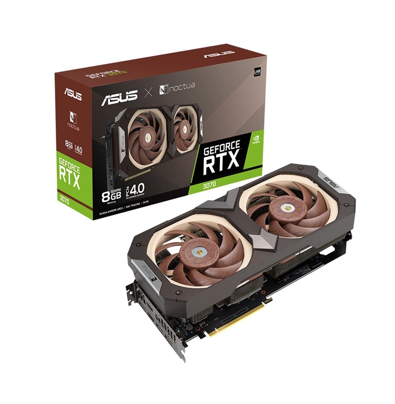 CARD MÀN HÌNH ASUS GEFORCE RTX 3070 NOCTUA EDITION 8GB GDDR6