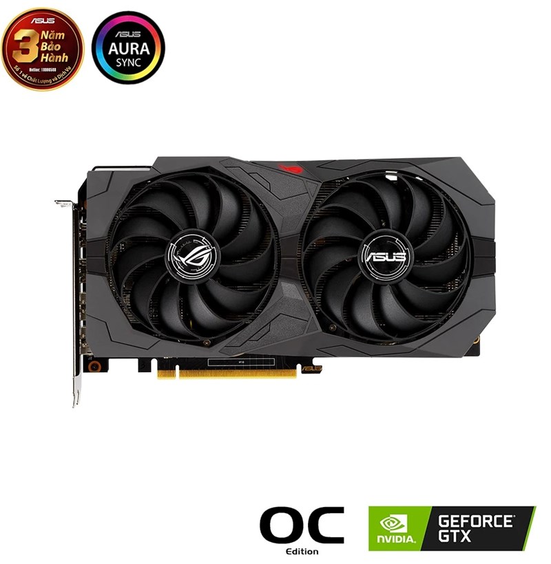 CARD MÀN HÌNH ASUS ROG STRIX GEFORCE GTX 1650 OC EDITION 4GB GDDR6