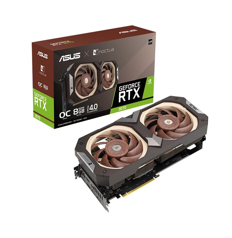CARD MÀN HÌNH ASUS GEFORCE RTX 3070 NOCTUA OC EDITION 8GB GDDR6