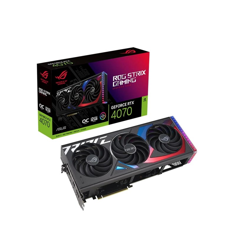 CARD MÀN HÌNH ASUS ROG-STRIX-RTX4070-O12G-GAMING 12GB GDDR6X