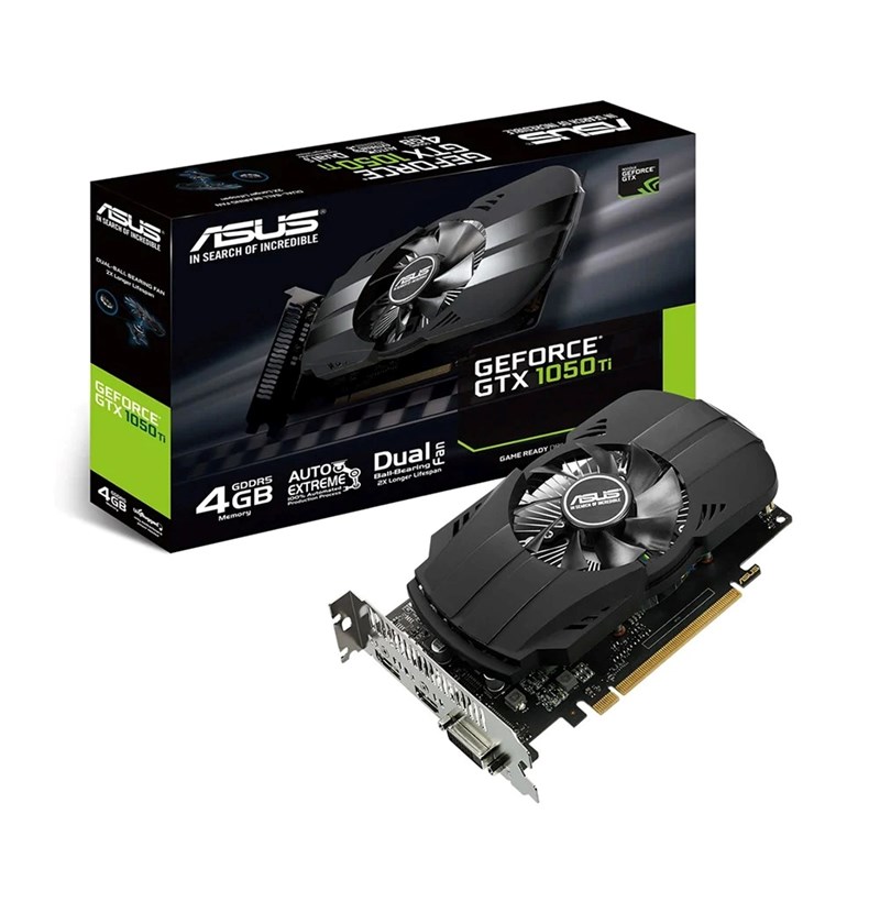 CARD MÀN HÌNH ASUS GEFORCE GTX 1050TI 4GB GDDR5 PHOENIX