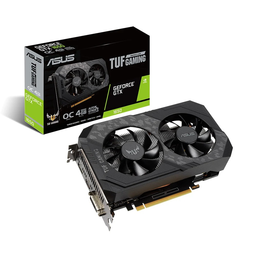 CARD MÀN HÌNH ASUS ASUS TUF GAMING GEFORCE GTX 1650 OC EDITION 4GB GDDR6