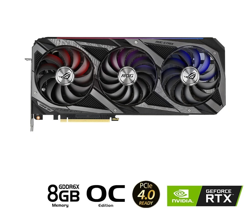 CARD MÀN HÌNH ASUS ROG STRIX GEFORCE RTX 3070 TI OC EDITION 8GB GDDR6X