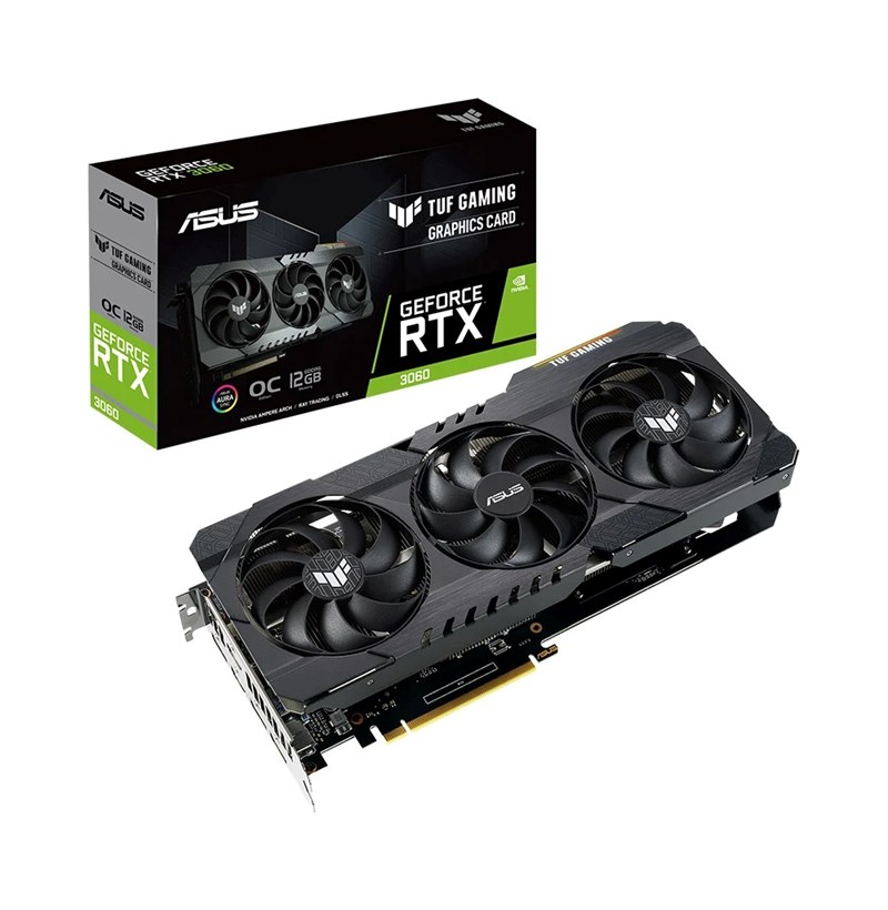 CARD MÀN HÌNH ASUS TUF GAMING GEFORCE RTX™ 3060 V2 OC EDITION 12GB GDDR6 