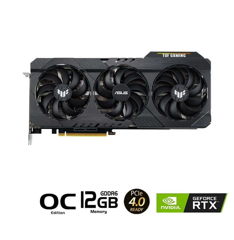 CARD MÀN HÌNH ASUS TUF GAMING GEFORCE RTX™ 3060 V2 OC EDITION 12GB GDDR6 