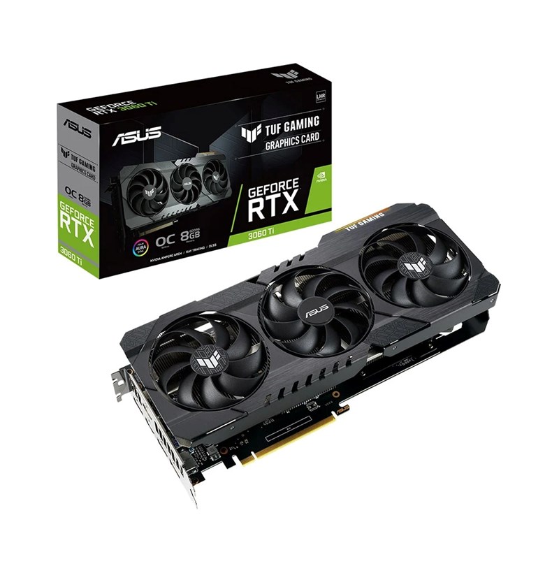 CARD MÀN HÌNH ASUS TUF GAMING GEFORCE RTX™ 3060 TI V2 OC EDITION 8GB GDDR6