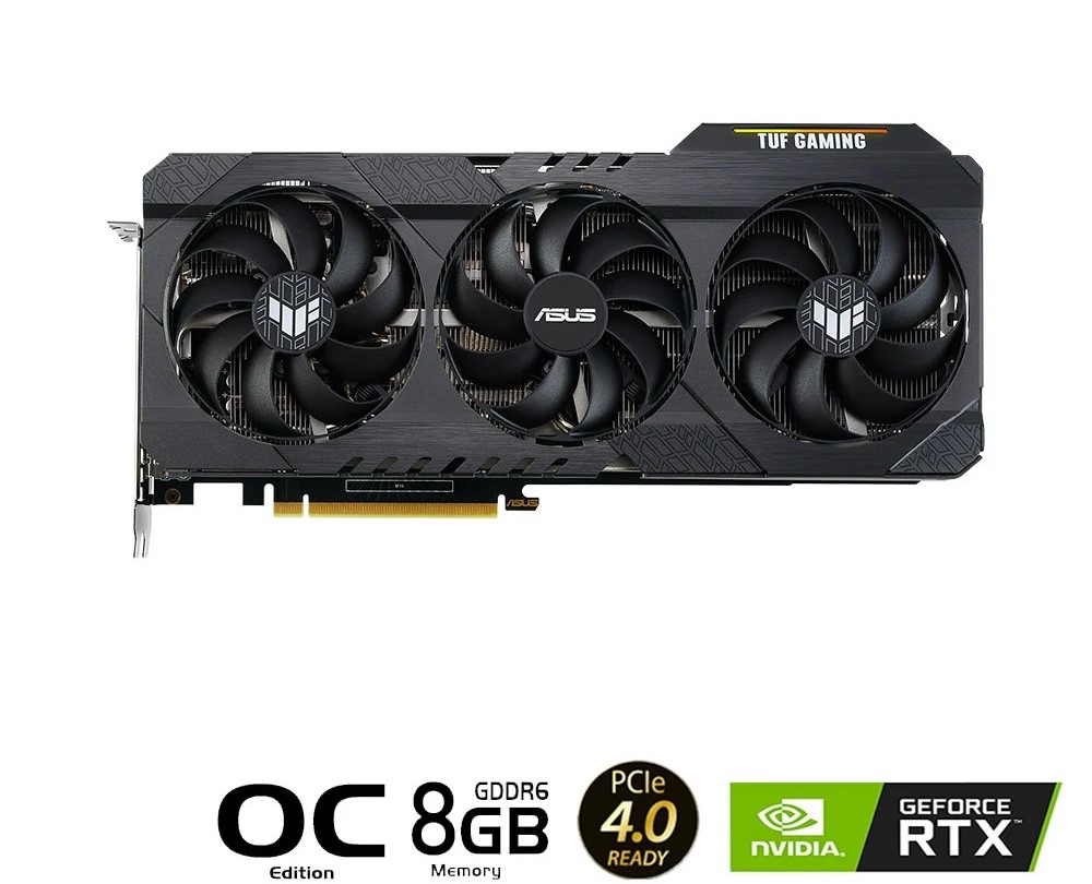 CARD MÀN HÌNH ASUS TUF GAMING GEFORCE RTX™ 3060 TI V2 OC EDITION 8GB GDDR6