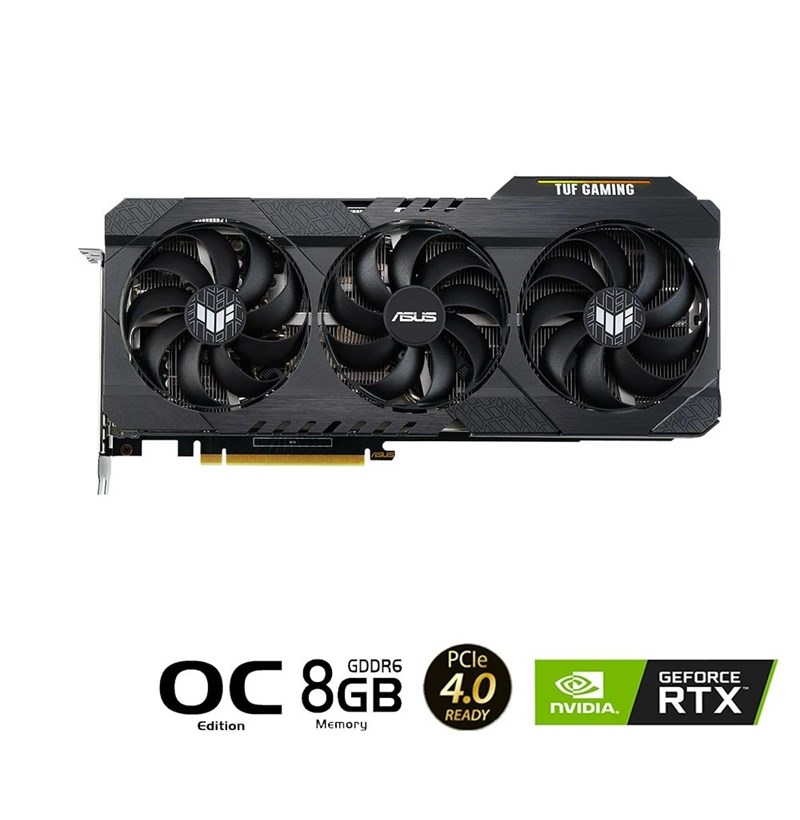 CARD MÀN HÌNH ASUS TUF GAMING GEFORCE RTX™ 3060 TI V2 OC EDITION 8GB GDDR6