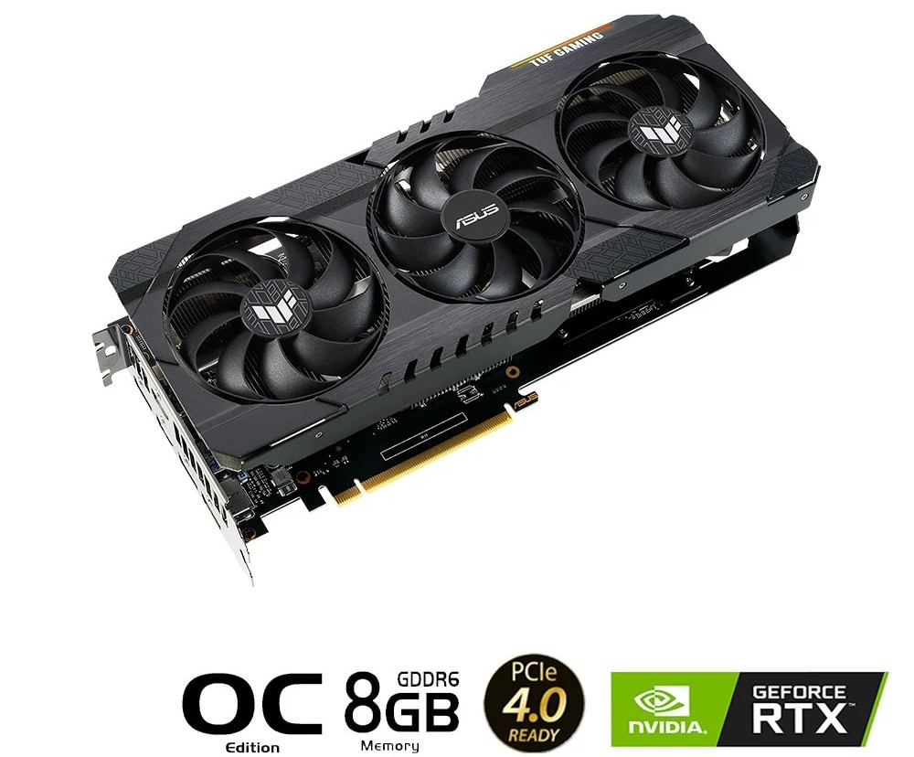 CARD MÀN HÌNH ASUS TUF GAMING GEFORCE RTX™ 3060 TI V2 OC EDITION 8GB GDDR6