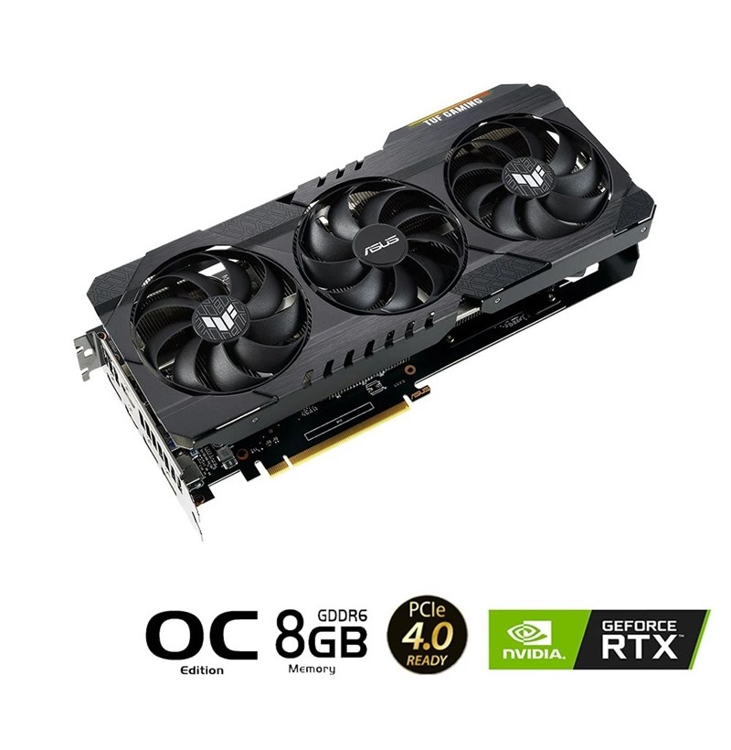 CARD MÀN HÌNH ASUS TUF GAMING GEFORCE RTX™ 3060 TI V2 OC EDITION 8GB GDDR6