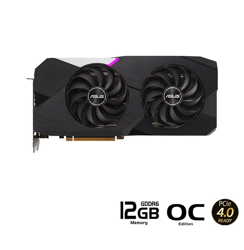 CARD MÀN HÌNH ASUS DUAL RADEON RX 6700 XT OC EDITION 12GB GDDR6