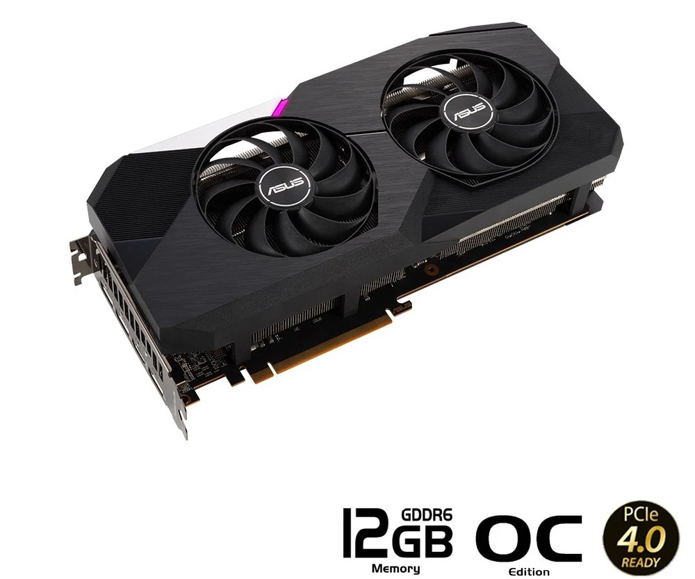 CARD MÀN HÌNH ASUS DUAL RADEON RX 6700 XT OC EDITION 12GB GDDR6