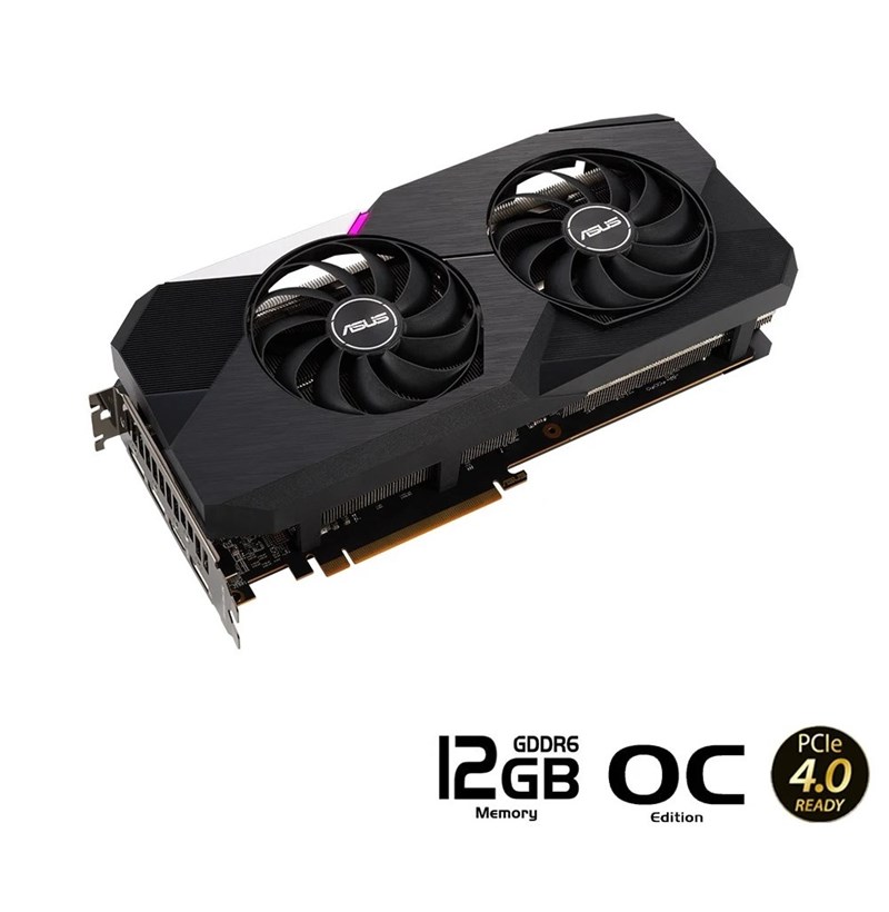 CARD MÀN HÌNH ASUS DUAL RADEON RX 6700 XT OC EDITION 12GB GDDR6