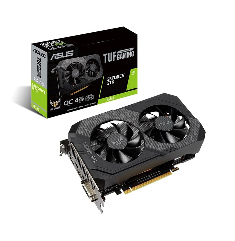 CARD MÀN HÌNH ASUS TUF GAMING GEFORCE GTX 1650 OC EDITION 4GB GDDR6