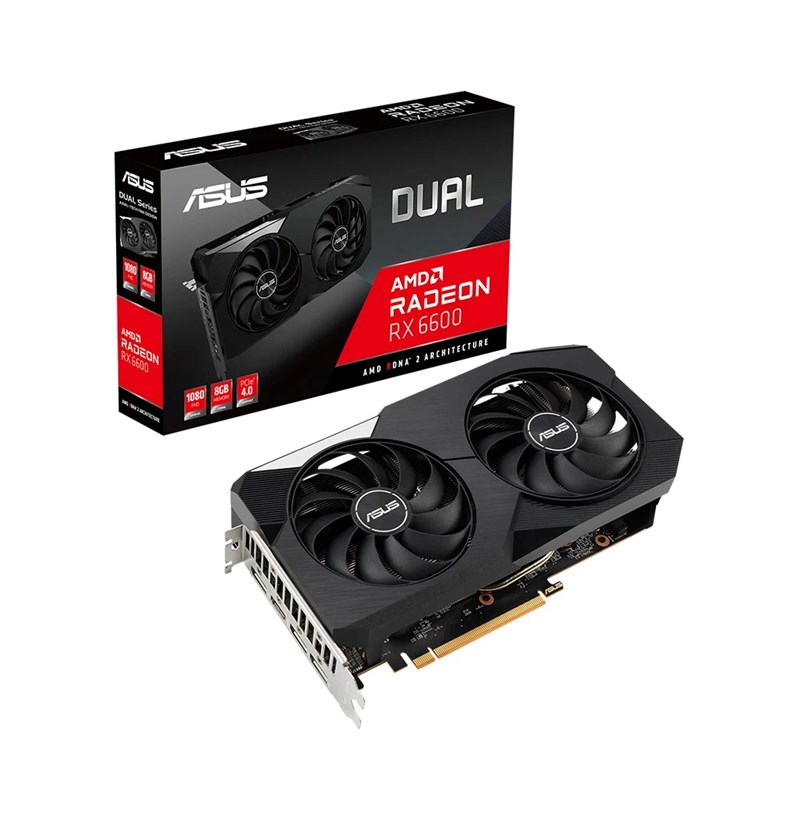 CARD MÀN HÌNH ASUS DUAL RADEON RX 6600 8GB GDDR6