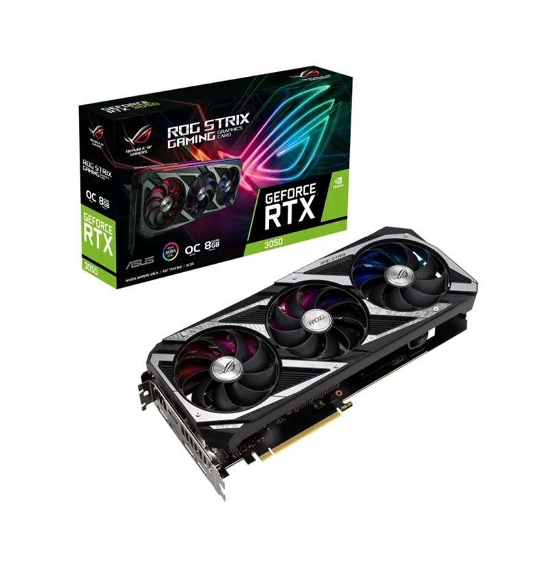 CARD MÀN HÌNH ASUS ROG STRIX GEFORCE RTX 3050 OC 8GB GDDR6