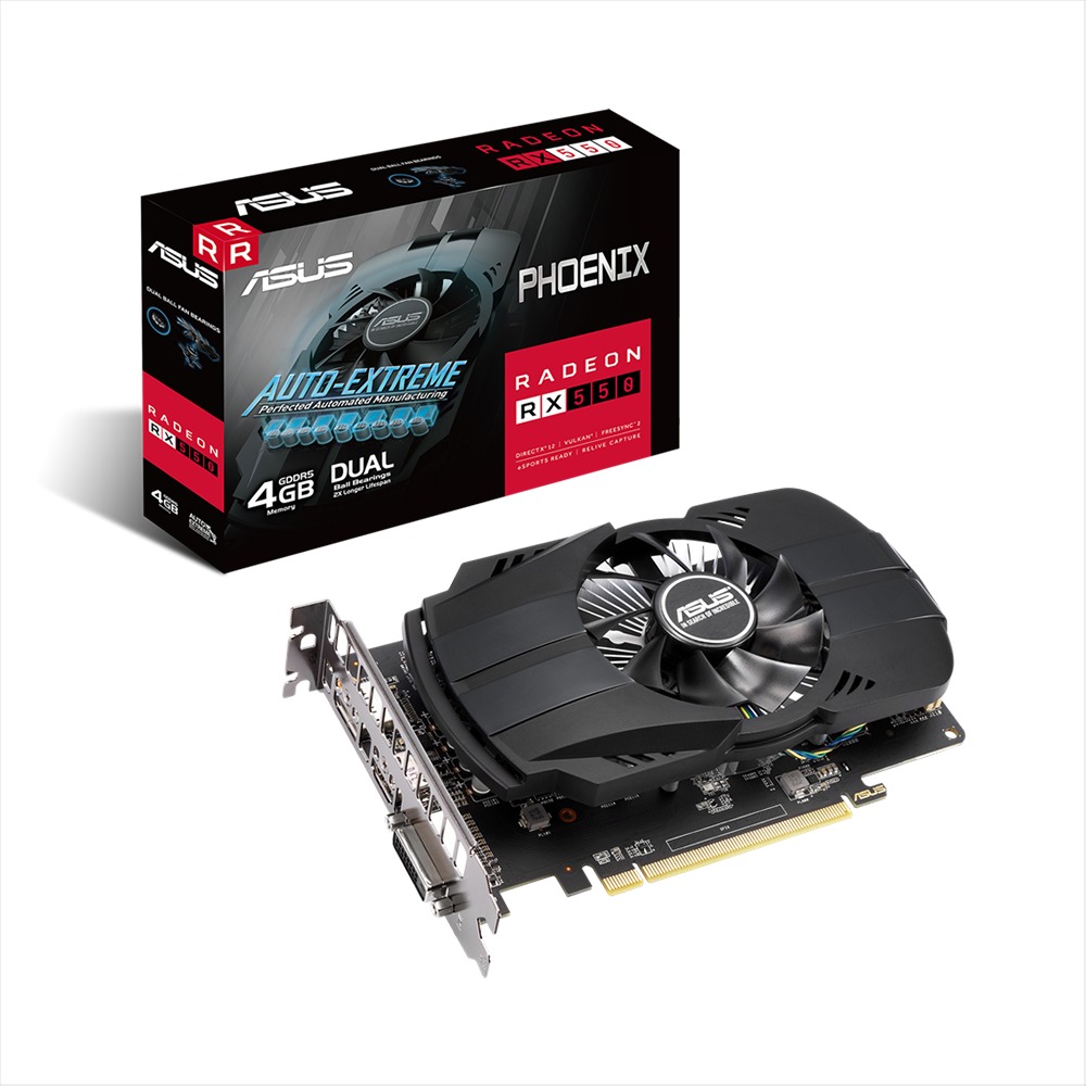 CARD MÀN HÌNH ASUS PH-RX550-4G-EVO 4GB GDDR5