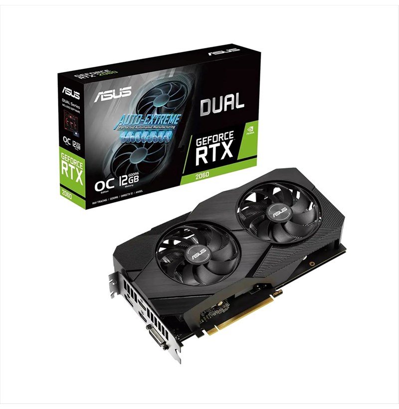 CARD MÀN HÌNH ASUS DUAL-RTX2060-O12G-EVO 12GB GDDR6