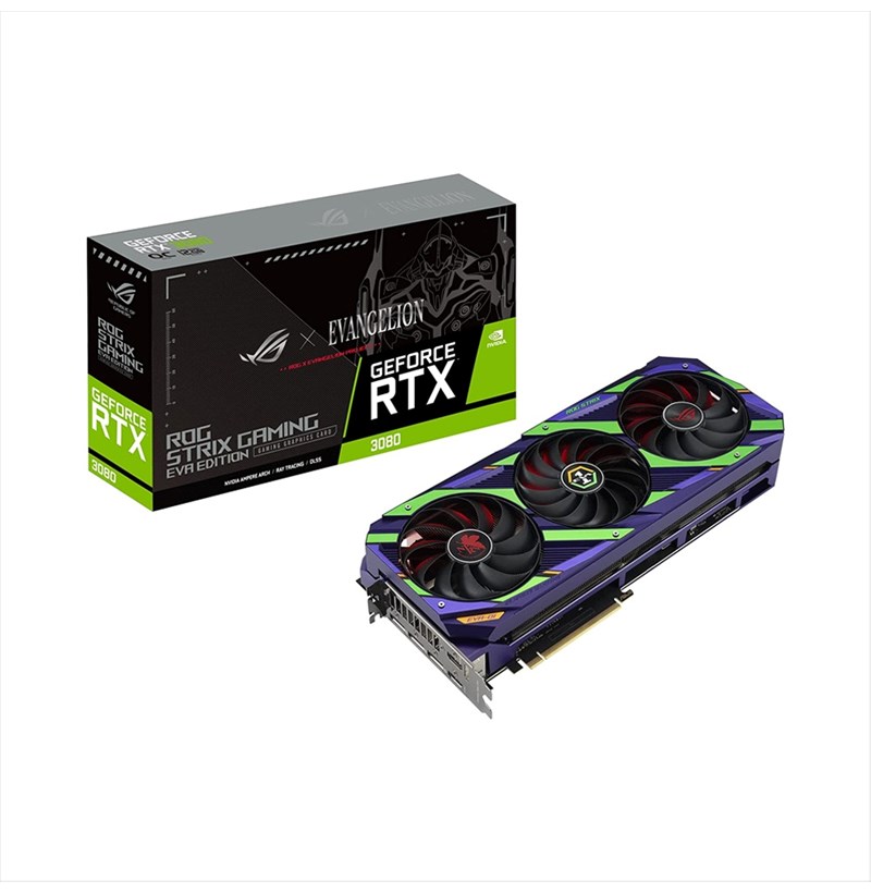CARD MÀN HÌNH ASUS ROG-STRIX-RTX3080-O12G-EVA 12GB GDDR6X
