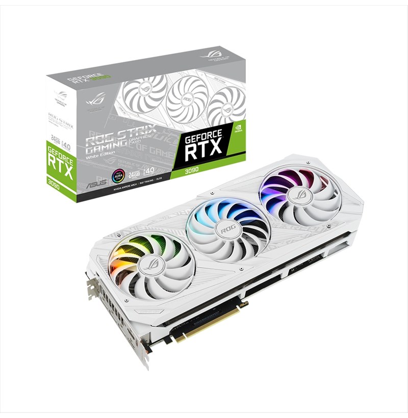 CARD MÀN HÌNH ASUS ROG-STRIX-RTX3090-24G-WHITE 24GB GDDR6X