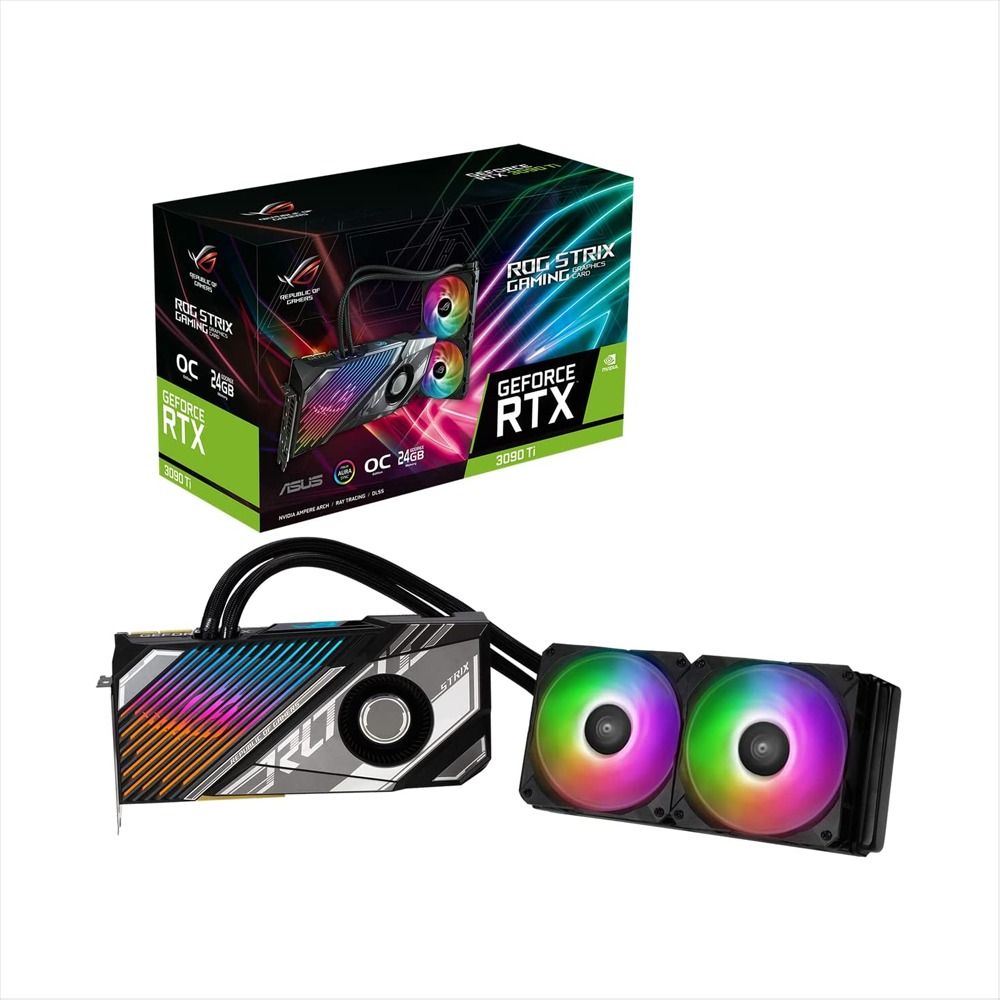 CARD MÀN HÌNH ASUS ROG-STRIX-LC-RTX3090TI-O24G-GAMING 24GB GDDR6X