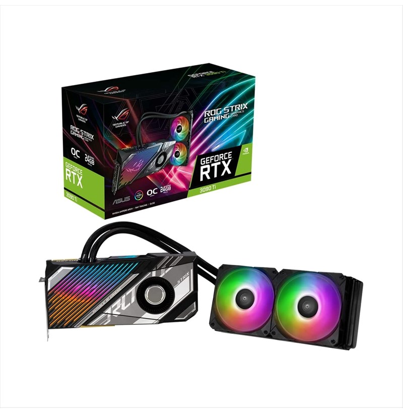 CARD MÀN HÌNH ASUS ROG-STRIX-LC-RTX3090TI-O24G-GAMING 24GB GDDR6X