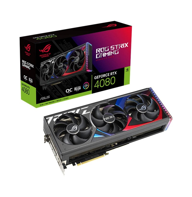 CARD MÀN HÌNH ASUS ROG-STRIX-RTX4080-O16G-GAMING 16GB GDDR6X