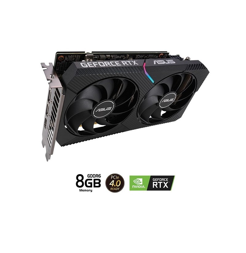 CARD MÀN HÌNH ASUS DUAL GEFORCE RTX 3050 8GB GDDR6