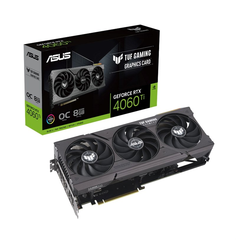 CARD MÀN HÌNH ASUS TUF GAMING GEFORCE RTX 4060 TI 8GB GDDR6 OC EDITION