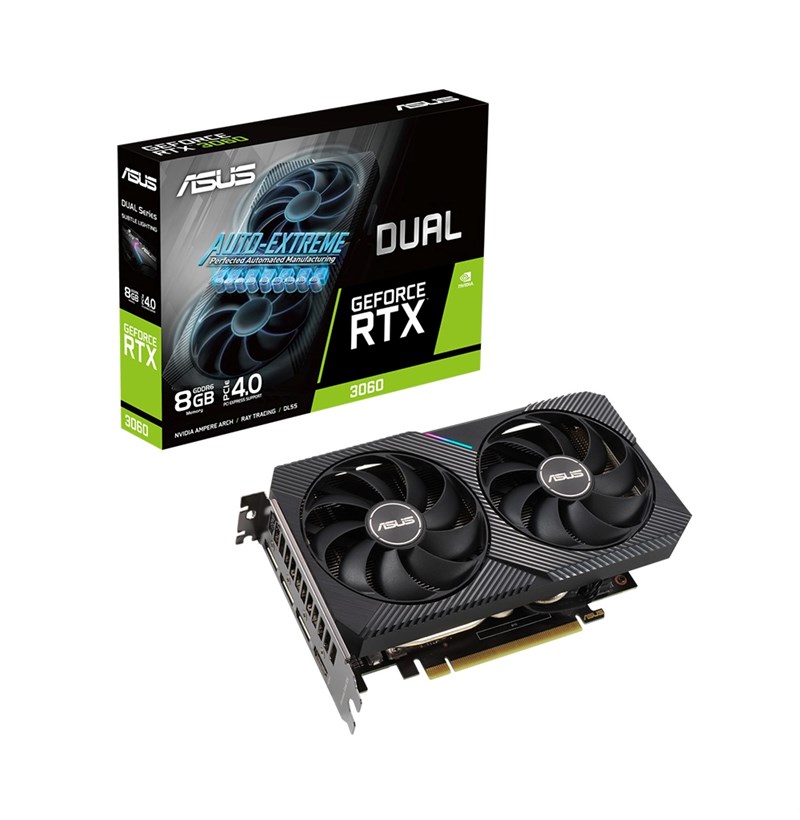 CARD MÀN HÌNH ASUS DUAL GEFORCE RTX 3060 8GB GDDR6