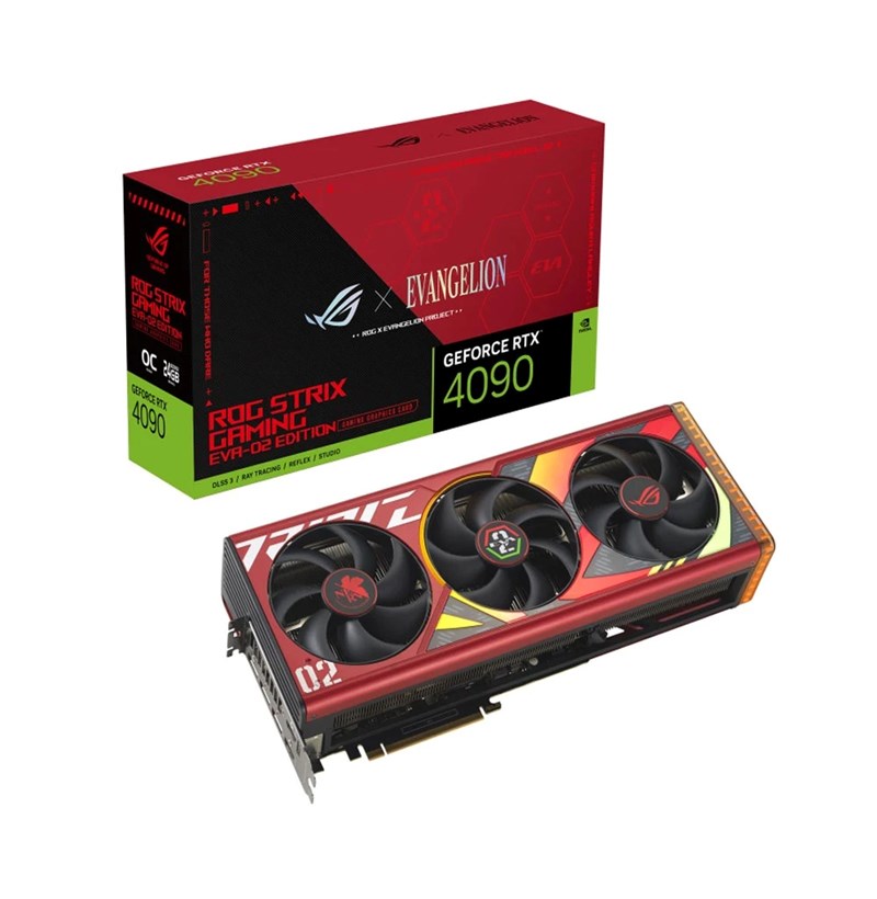 CARD MÀN HÌNH ASUS ROG-STRIX-RTX4090-O24G-EVA-02-EDITION 24GB GDDR6X