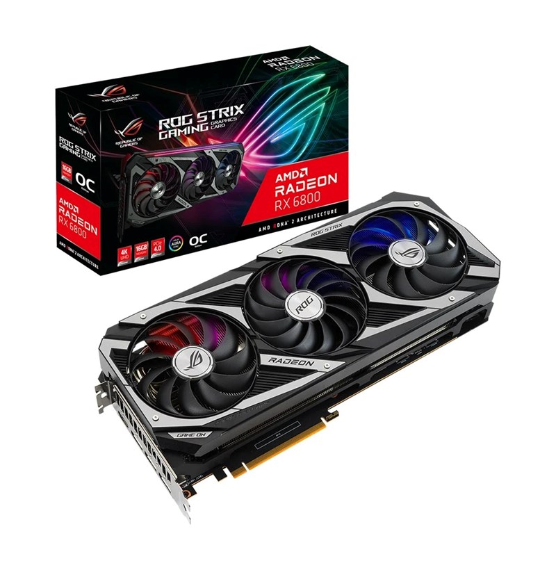 CARD MÀN HÌNH ASUS ROG STRIX RADEON RX 6800 16GB GDDR6