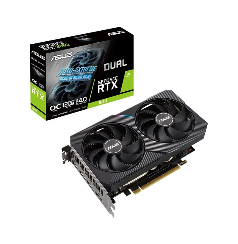 CARD MÀN HÌNH ASUS DUAL GEFORCE RTX 3060 OC 12G GDDR6 