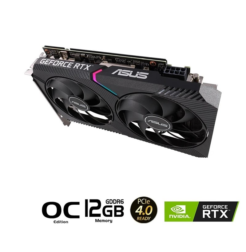 CARD MÀN HÌNH ASUS DUAL GEFORCE RTX 3060 OC 12G GDDR6 