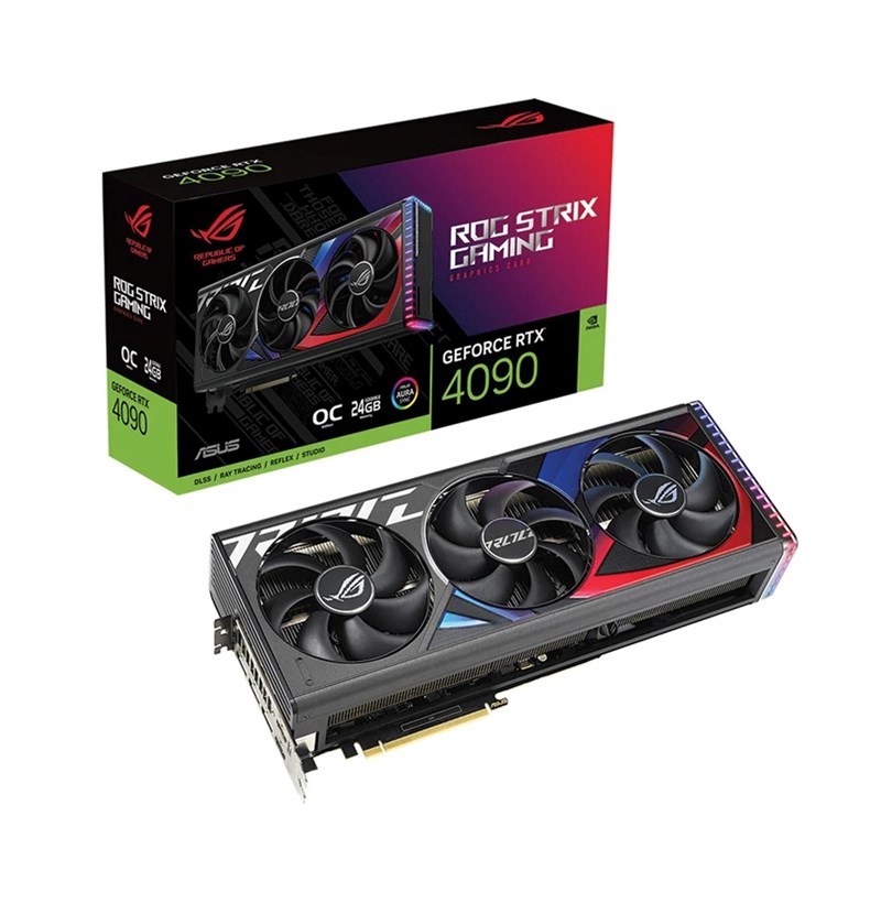 CARD MÀN HÌNH ASUS ROG STRIX RTX4090 -O24G GAMING 24GB GDDR6X
