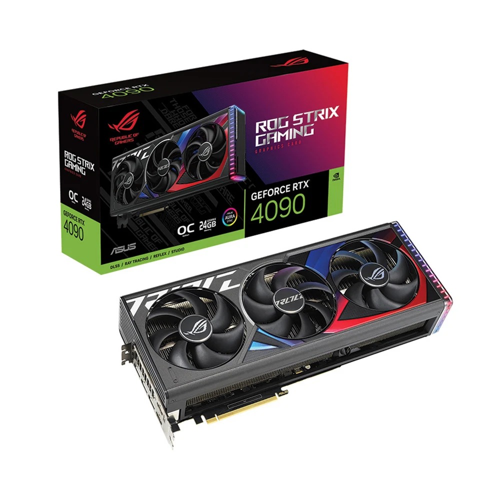 CARD MÀN HÌNH ASUS ROG STRIX RTX4090 -O24G GAMING 24GB GDDR6X