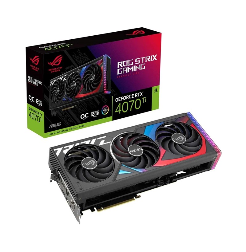 CARD MÀN HÌNH ASUS ROG-STRIX-RTX4070TI-O12G-GAMING 12GB GDDR6X