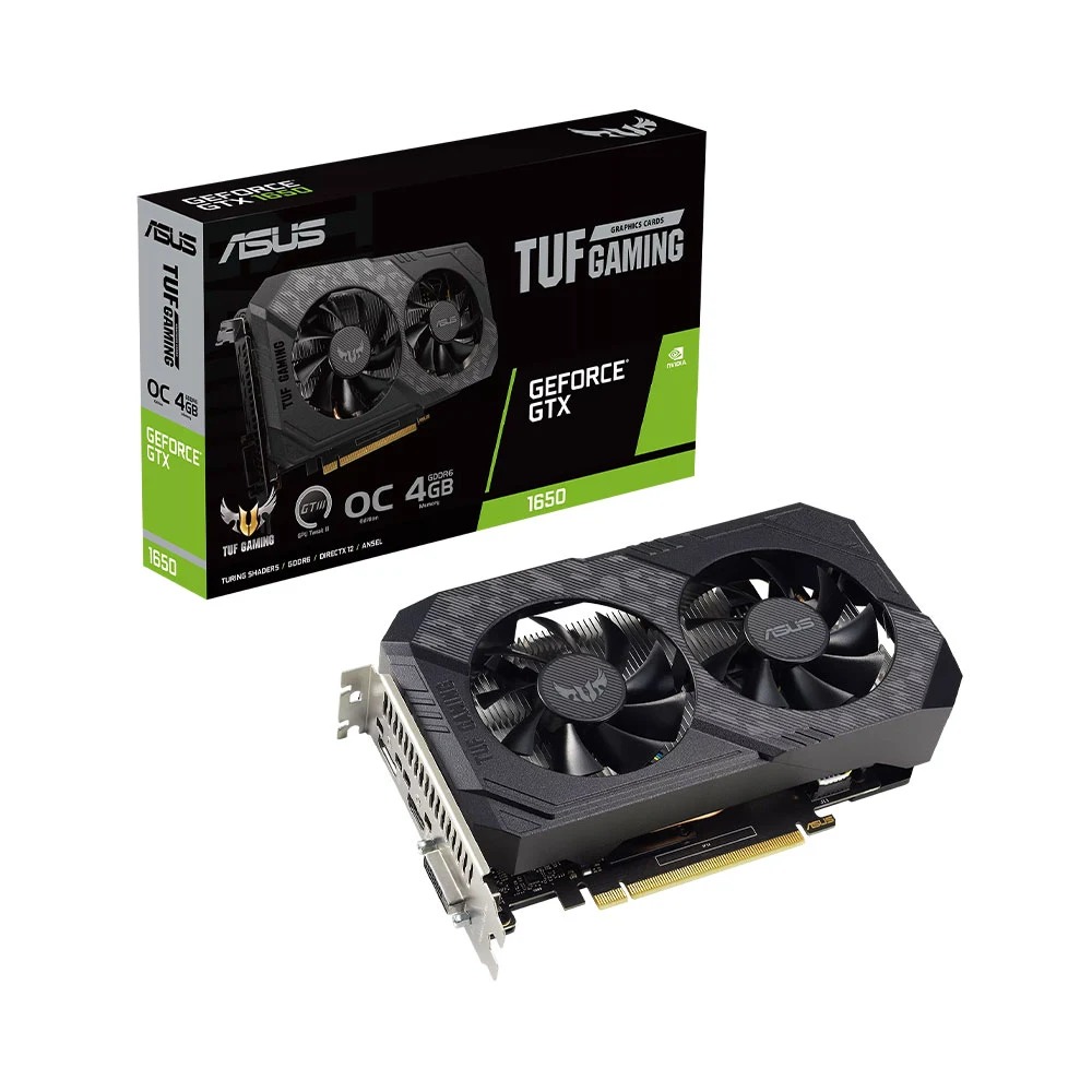 CARD MÀN HÌNH ASUS TUF GAMING GEFORCE GTX 1650 OC EDITION 4GB GDDR6