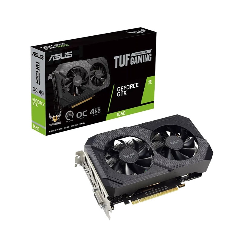 CARD MÀN HÌNH ASUS TUF GAMING GEFORCE GTX 1650 OC EDITION 4GB GDDR6 