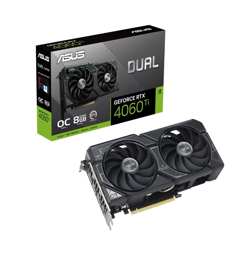 CARD MÀN HÌNH ASUS DUAL GEFORCE RTX 4060 TI OC EDITION 8GB GDDR6