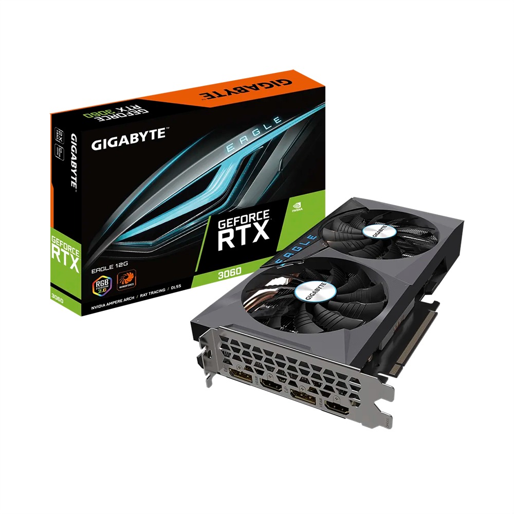 CARD MÀN HÌNH GIGABYTE GEFORCE RTX 3060 EAGLE 12G (REV. 2.0) 12GB GDDR6